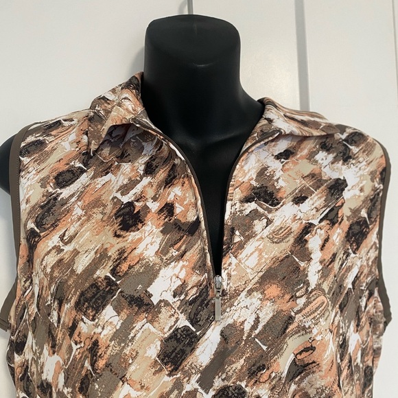 Coral Bay Golf Shirt Athletic Tennis‎ Sleeveless Top Women's Size Medium - Picture 8 of 9